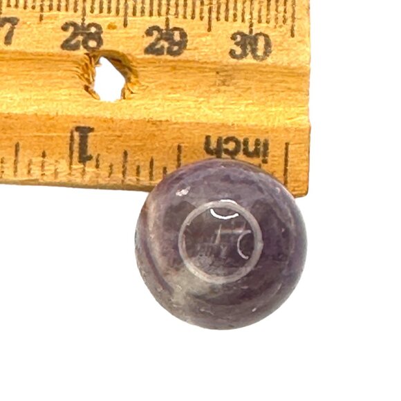 Natural Amethyst Crystal Sphere With Stand  Healing Stone Chakra Balancing NWOT - Picture 5 of 5